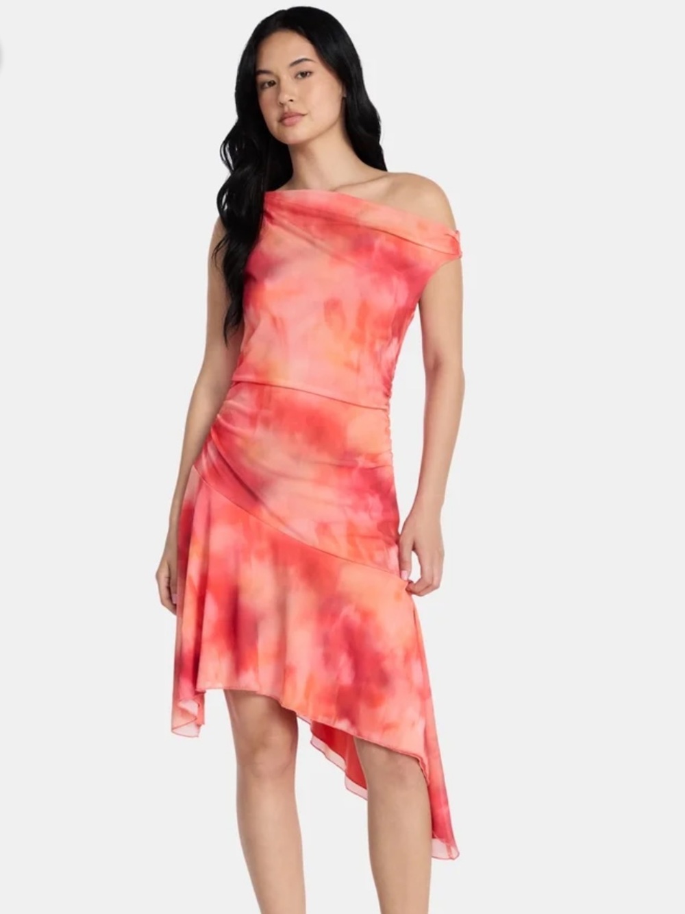 Madden NYC Women’s Asymmetrical Midi Dress